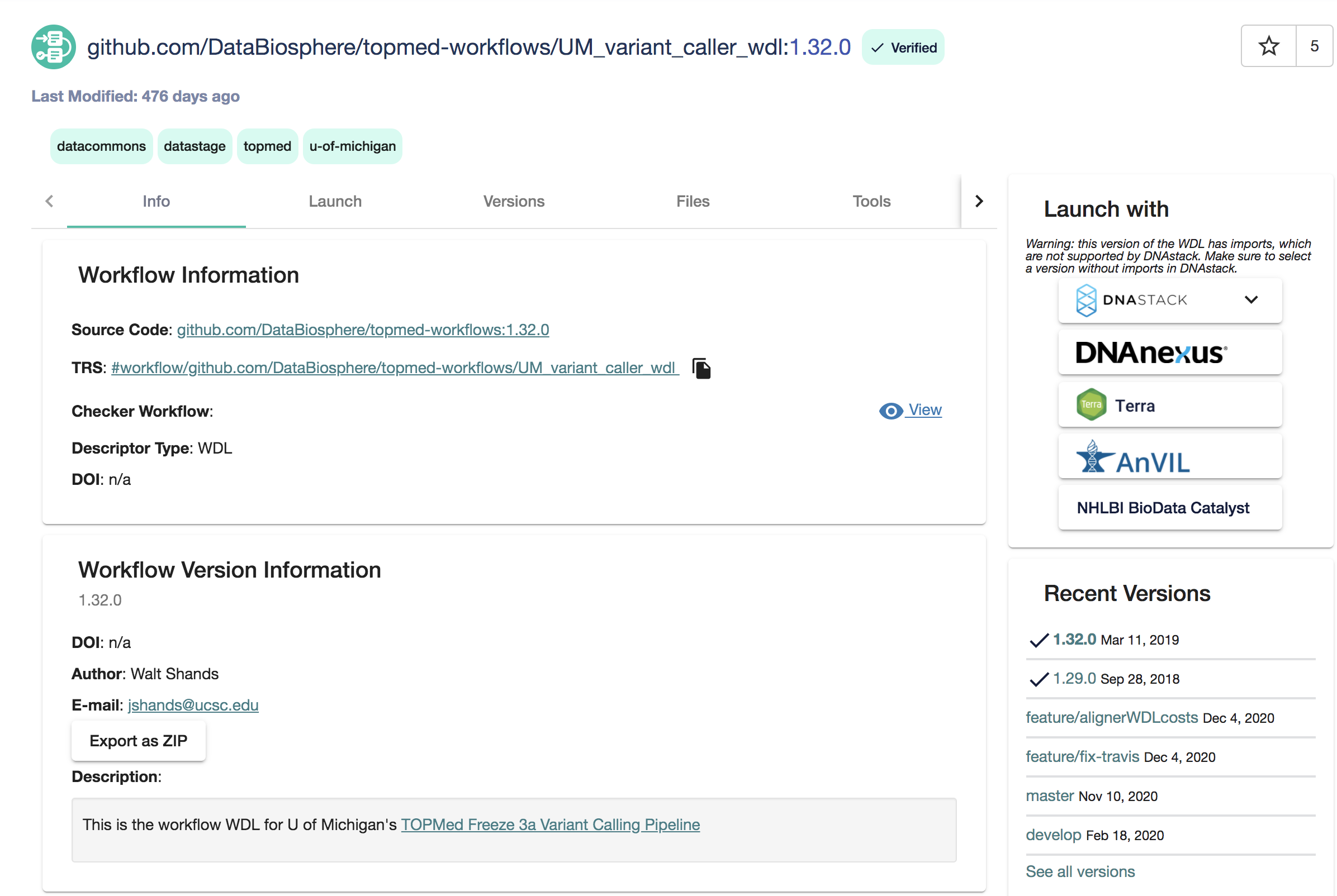 WDL workflow